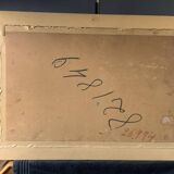 Painting 'Still Life with Fruits' Oil on panel signed, 1900s