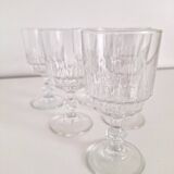 Vintage stemmed aperitif glasses