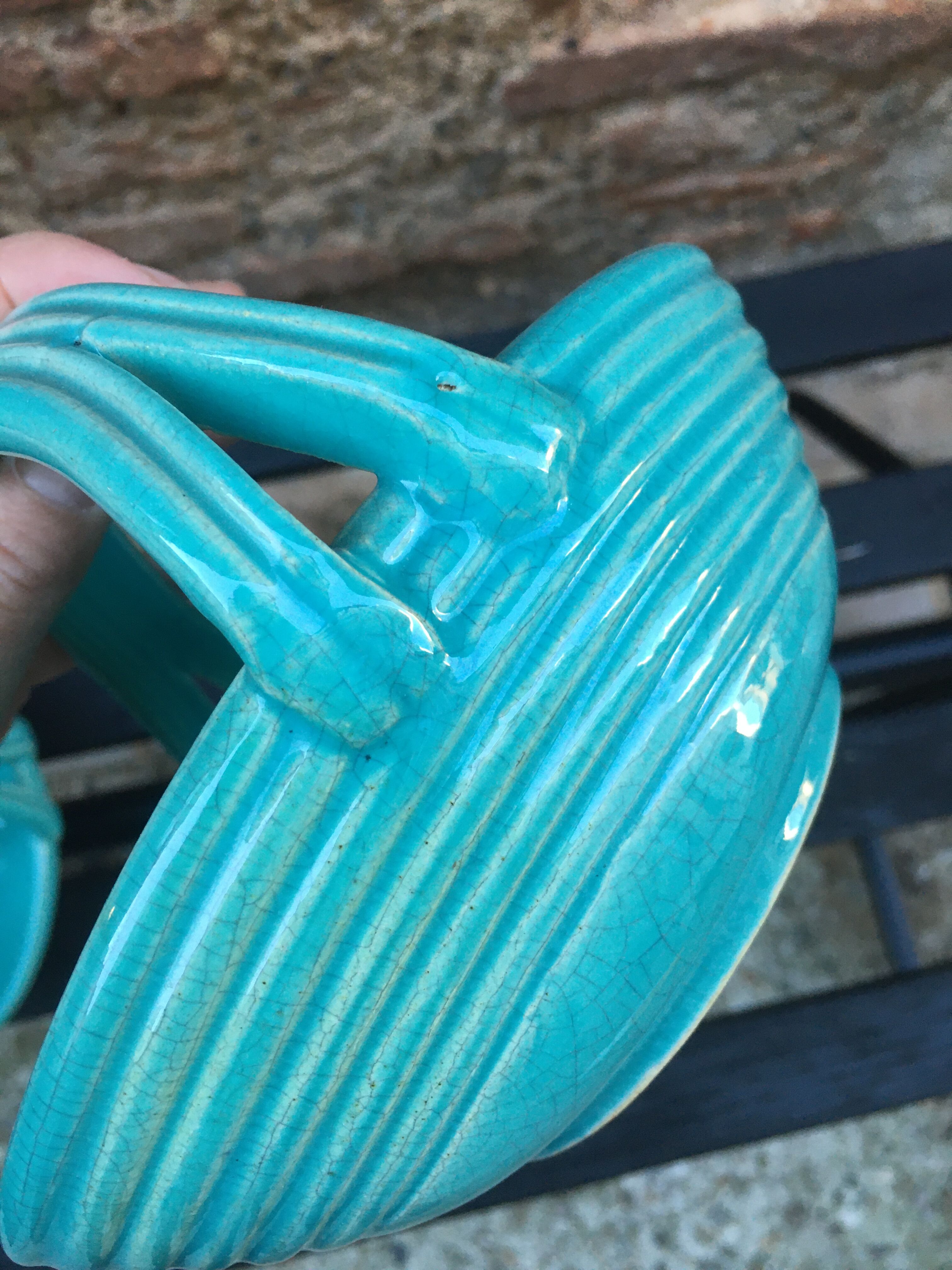 Two Gaziello Vallauris pocket trays