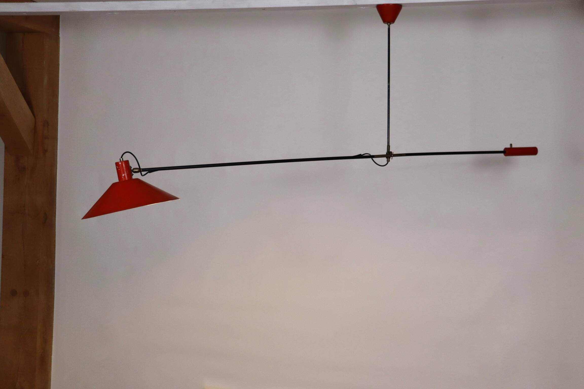 JJM Hoogervorst Anvia Counter Balance Ceiling Lamp Holland 1957