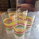 Verres à eau vintage