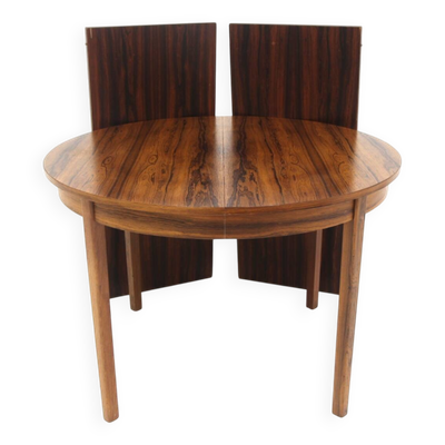 Table de salle à manger scandinave extensible en palissandre, Suède, 1960