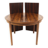 Scandinavian extendable rosewood dining table, Sweden, 1960s