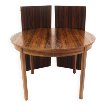 Scandinavian extendable rosewood dining table, Sweden, 1960s
