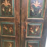 Ancienne double porte bois peint