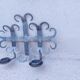 Vintage Scandinavian candle holder, Sweden town of Eskiltuna