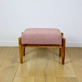 Edmund Homa stool pink boucle seat