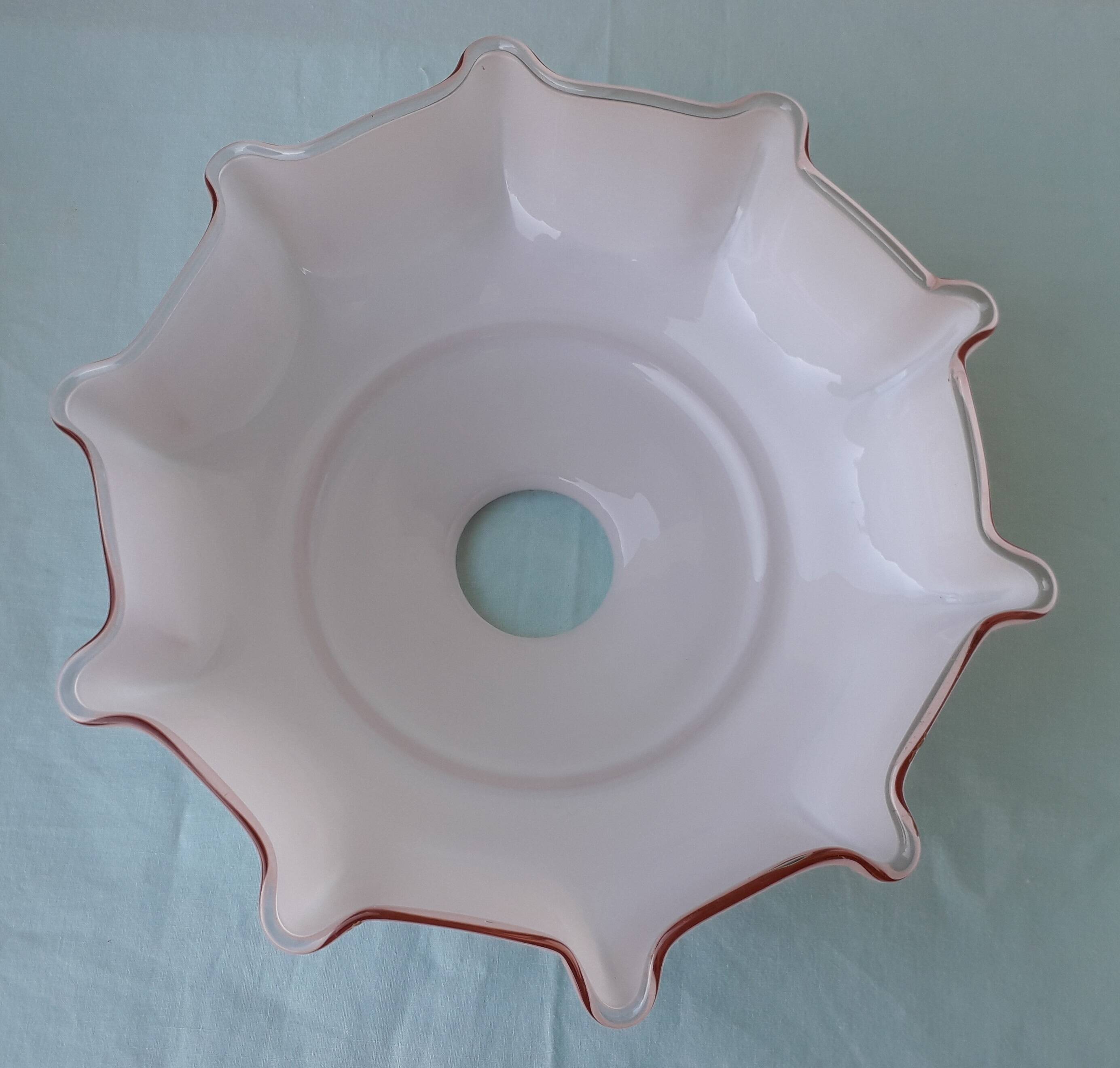 Abat-jour Art Déco rose