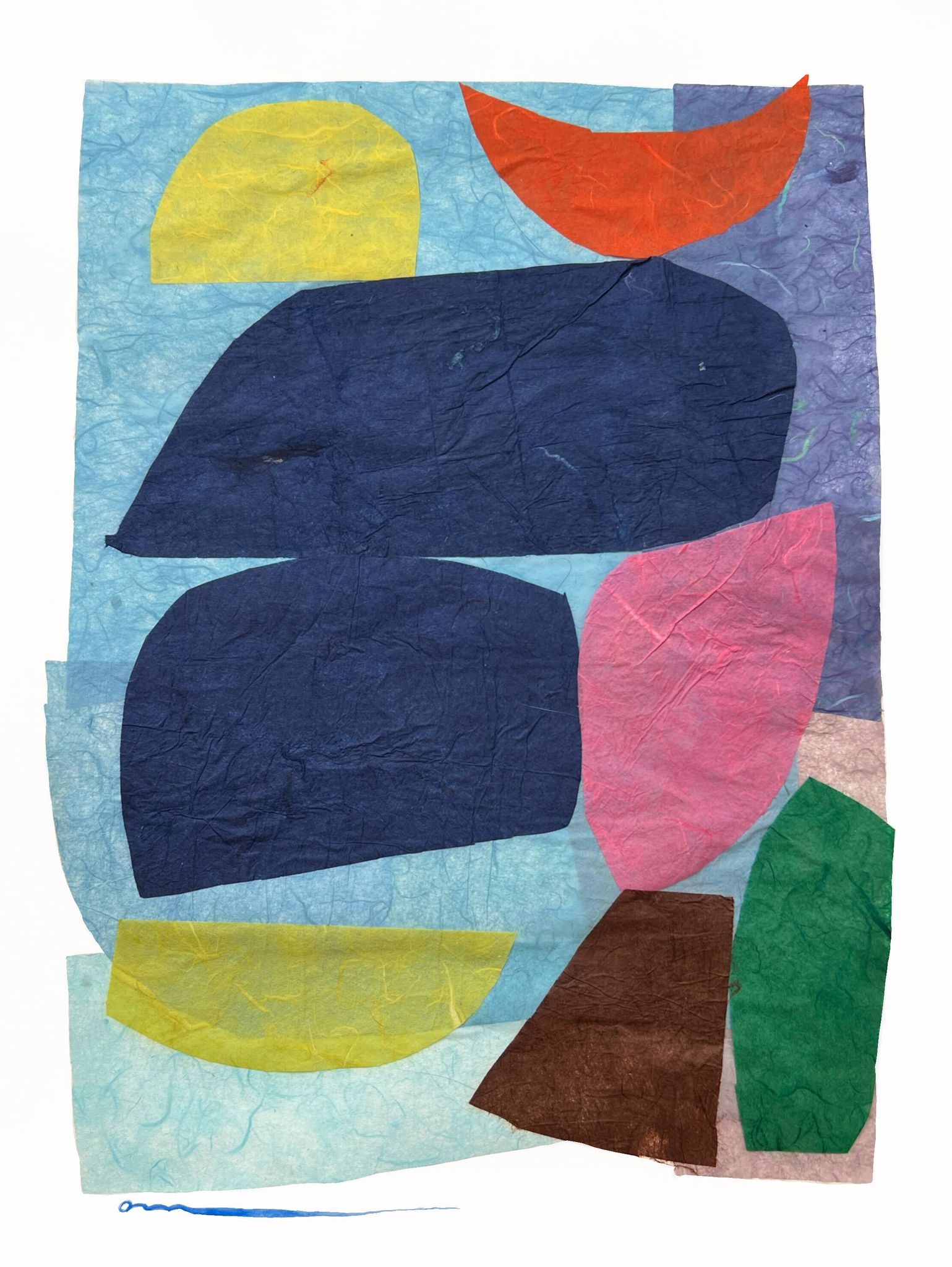 Collage on paper