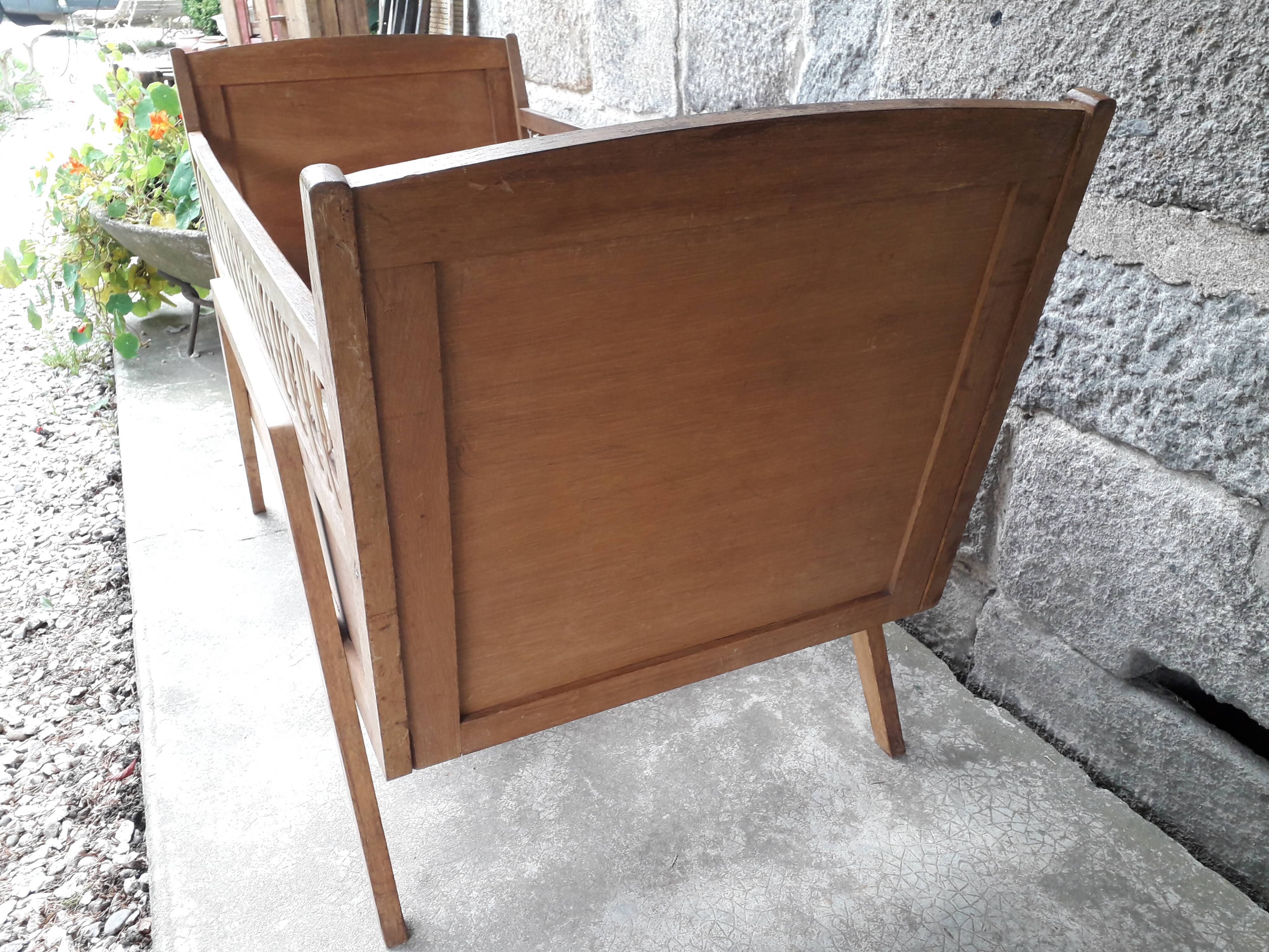 Child bed, compass feet, 50s