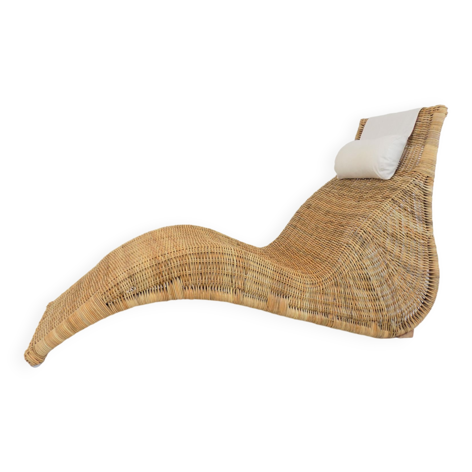 Chaise longue Karlskrona en rotin par Karl Malmvall