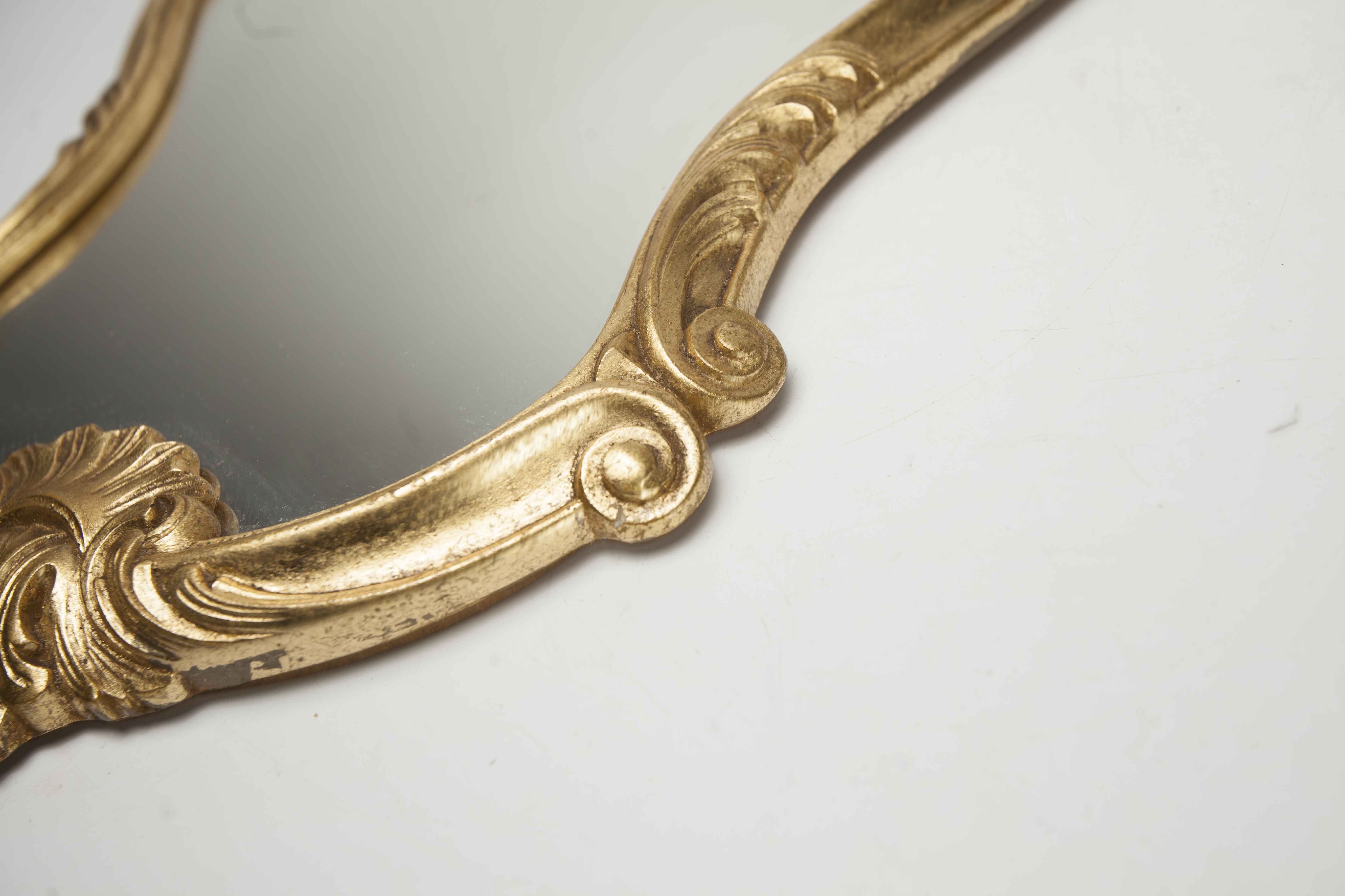 Baroque golden mirror 51x33 1930