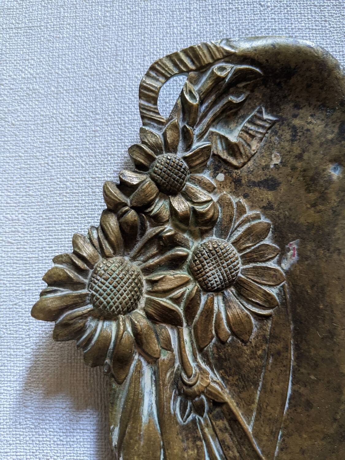 Bronze catchall handmade bohemian country decoration