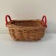 Miniature rattan basket from the 70s