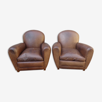 Pair of vintage club chairs