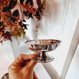 6 classic ice cream or Macedonian stainless steel bowls