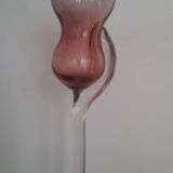 Designer glass candle holder