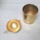 Cylinda brass ashtray Mermaid Trademark Annnées 60