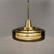 Rotonda hanging lamp bt Carl Fagerlund at Örrefors, for Lyfa Denmark