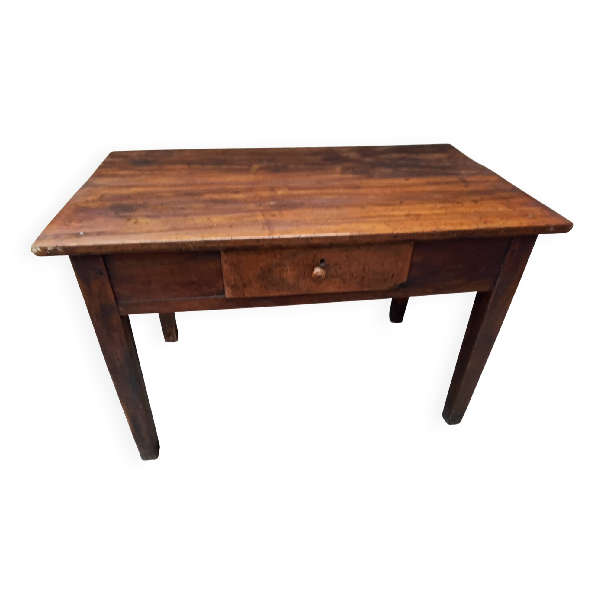 Solid walnut farmhouse table