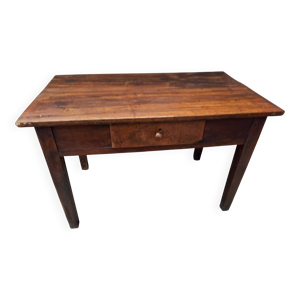 Table de ferme noyer - massif