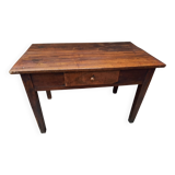 Solid walnut farmhouse table