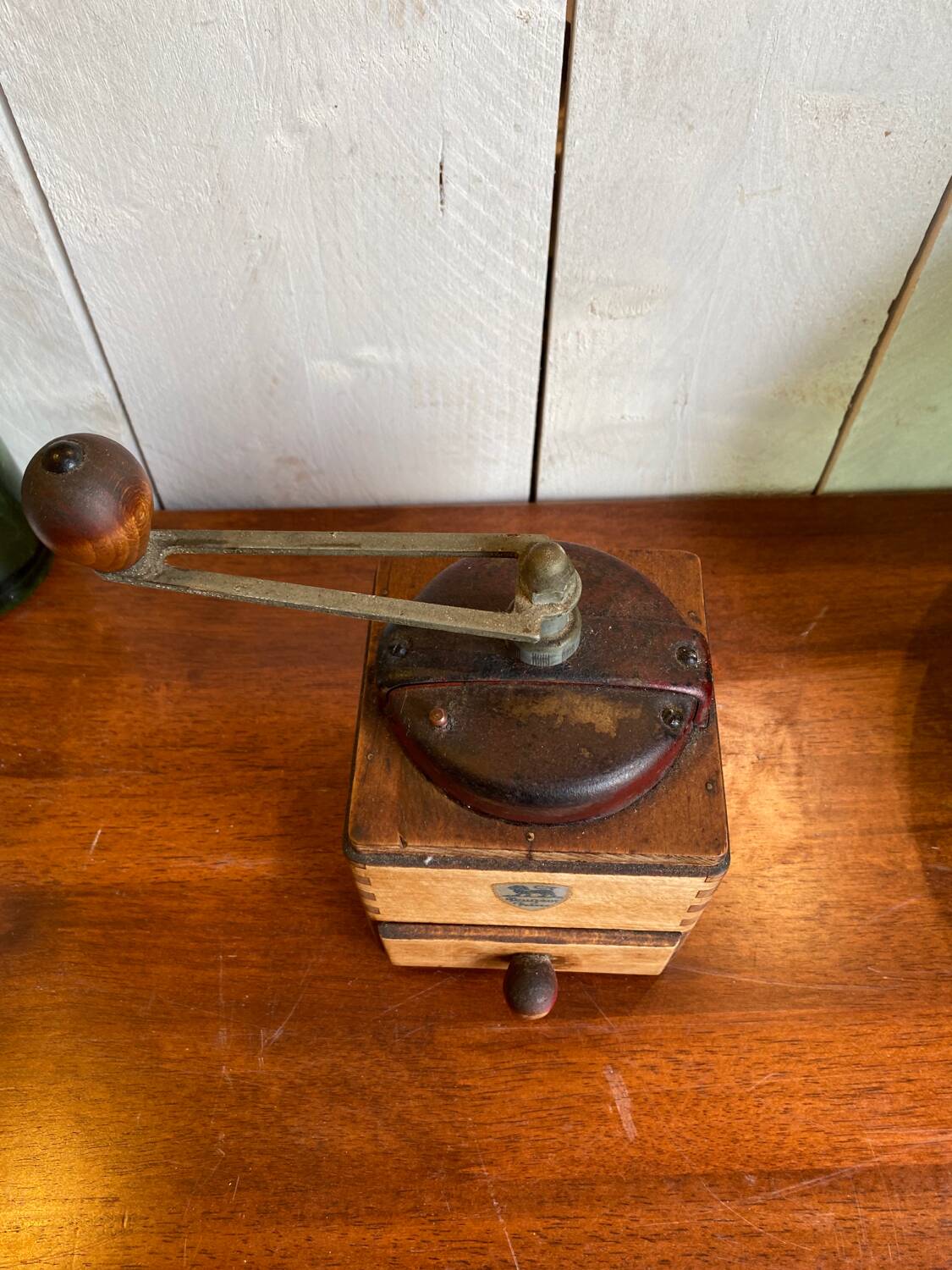 Vintage Peugeot brothers coffee grinder