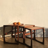 Teak pull-out coffee tables - Edition G Plan
