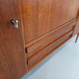 Enfilade vintage style scandinave en teck des années 60