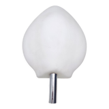 Postmodern opaline glass sconce no. 2299 by fontana arte, italy