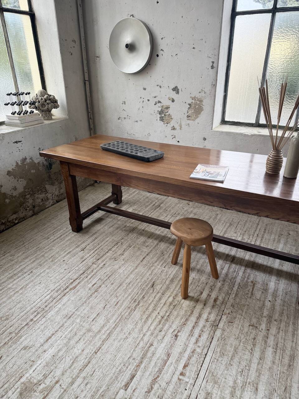 Table de ferme XL en chêne massif