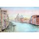 Dibujo de Venecia. Grand canal.