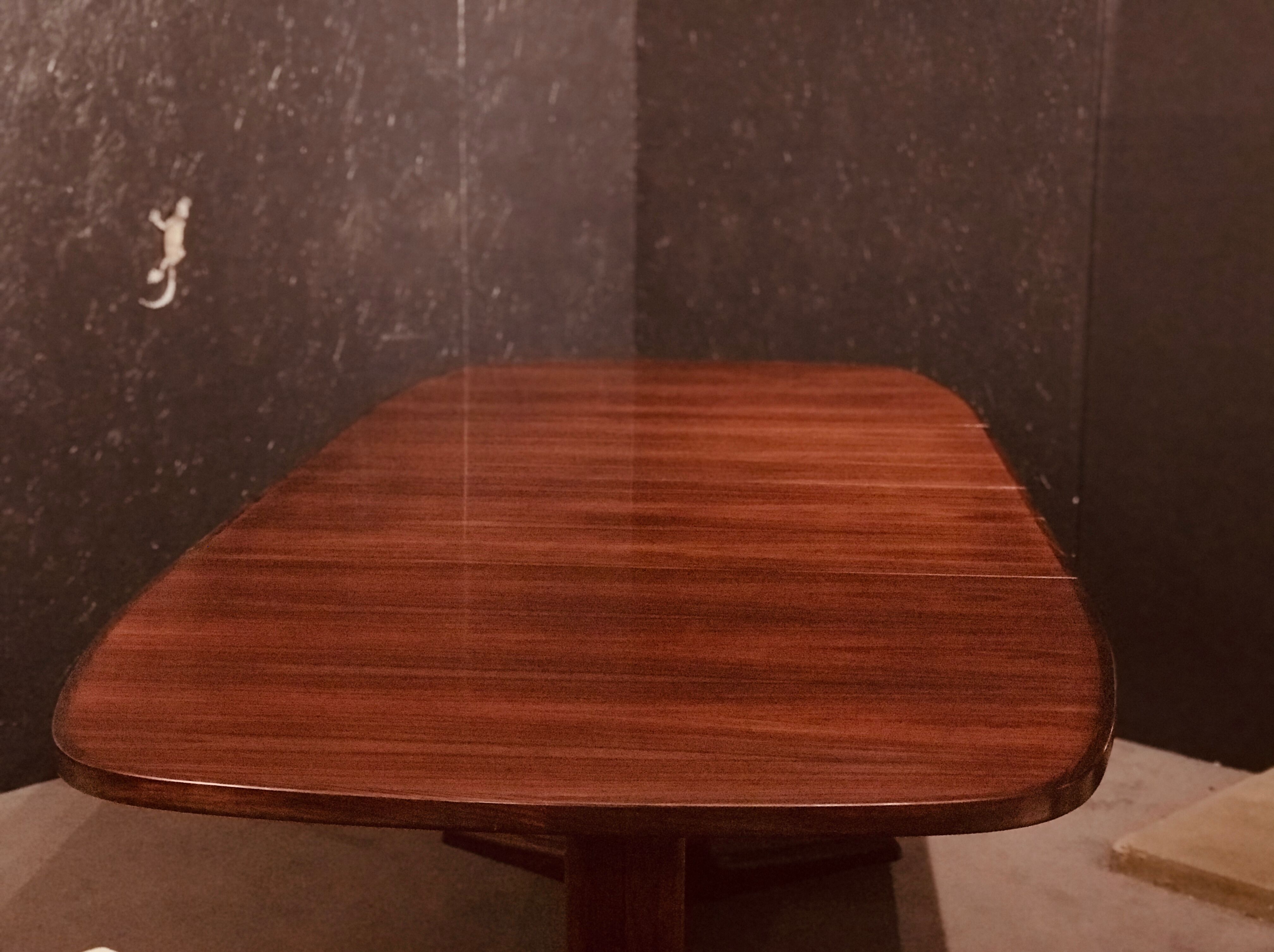 Table extensible danoise en bois de rose