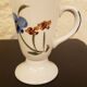 Two vintage ceramic mazagrans - vintage floral pattern