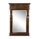 Important Regional Oak Mirror – Early 20th Century