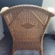 Fauteuil en rotin des années 60/70