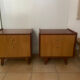 Pair of vintage bedside tables 50s