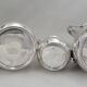 Puiforcat, tea and coffee service, 4 pieces, solid silver Minerva, excellent condition.