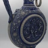 PITCHER Ewer in Stoneware from WESTERLAND, Germany, medallions and sculptures