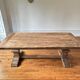 Table monastère en bois ancien - Spirito 200 par 100 cm