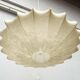 Modern UFO disc cocoon pendant lamp from the mid-century by Friedel Wauer for Goldkant Leuchten, Germany, 1960s.