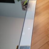 Nesting tables in gold/chrome metal and amber mirror