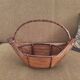 1960s wicker retro basket