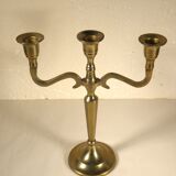 Golden metal chandelier