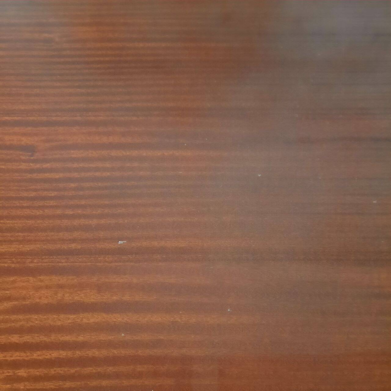 Vintage lacquered top desk with iron structure and pointed brass feet