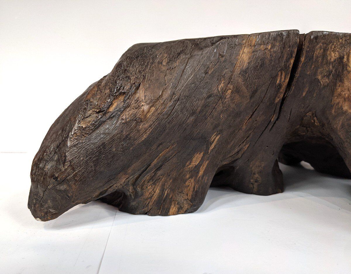 Bonsai base - root - Japan 1930-50 - vintage wabi-sabi - Kare San Sui