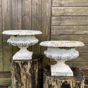 Paire de jardinières Médicis en fonte