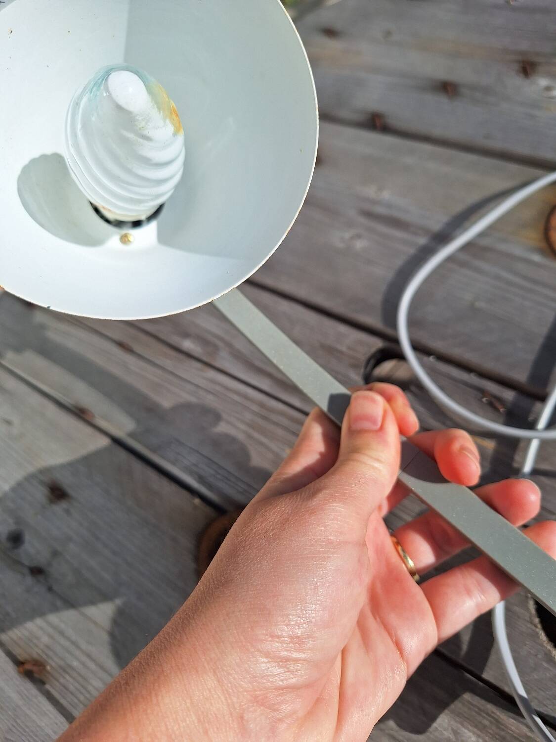 Vintage industrial design lamp