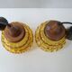 Pair of pendant lamps Carl Fagerlund Orrefors vintage 1960