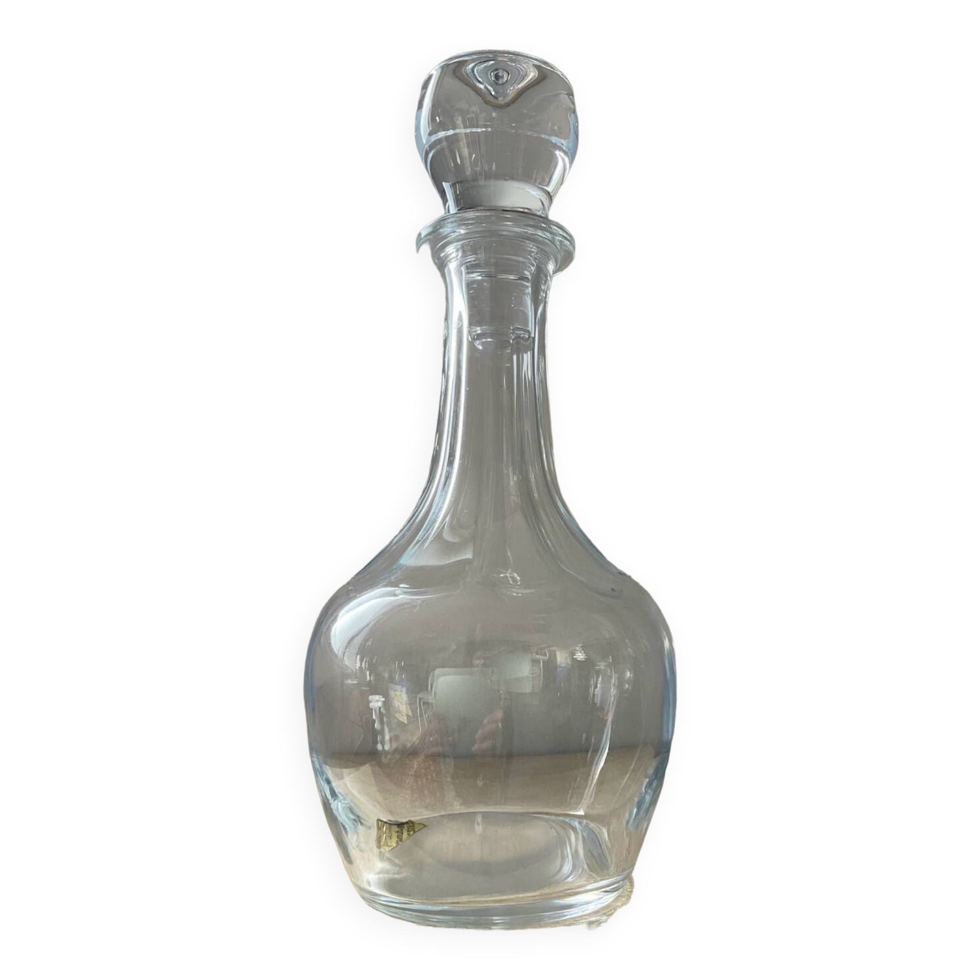 Vintage crystal whiskey decanter